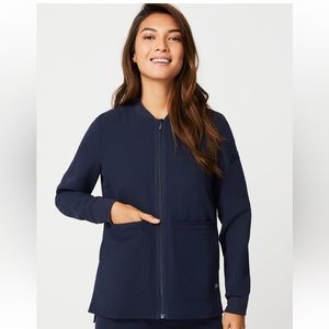 FIGS Women’s Bellery Scrub Jacket- Navy